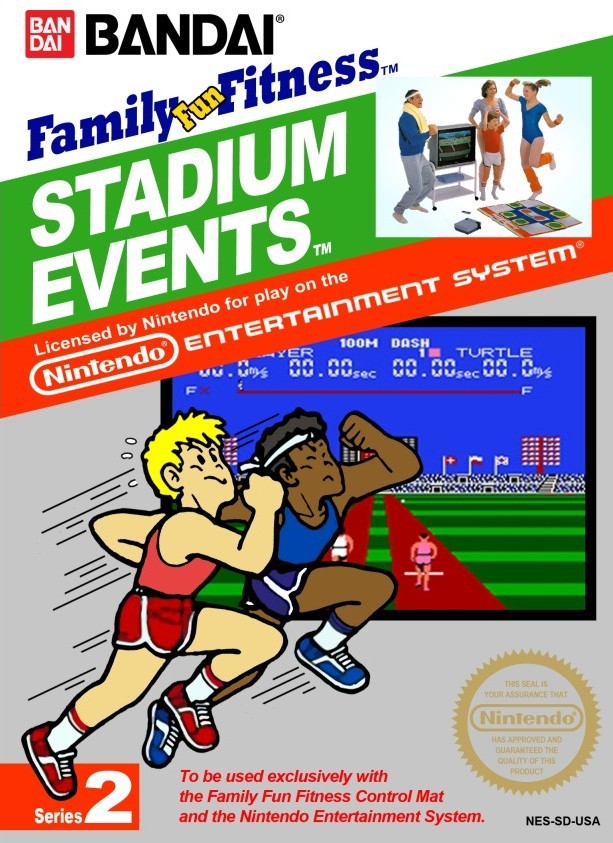 Portada oficial de Stadium Events  NES
