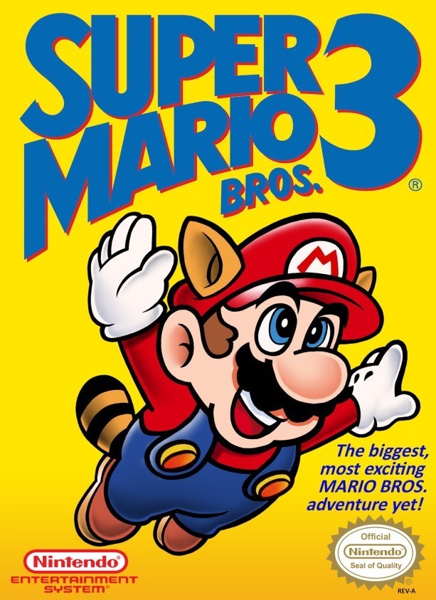 Portada oficial de Super Mario Bros. 3  NES