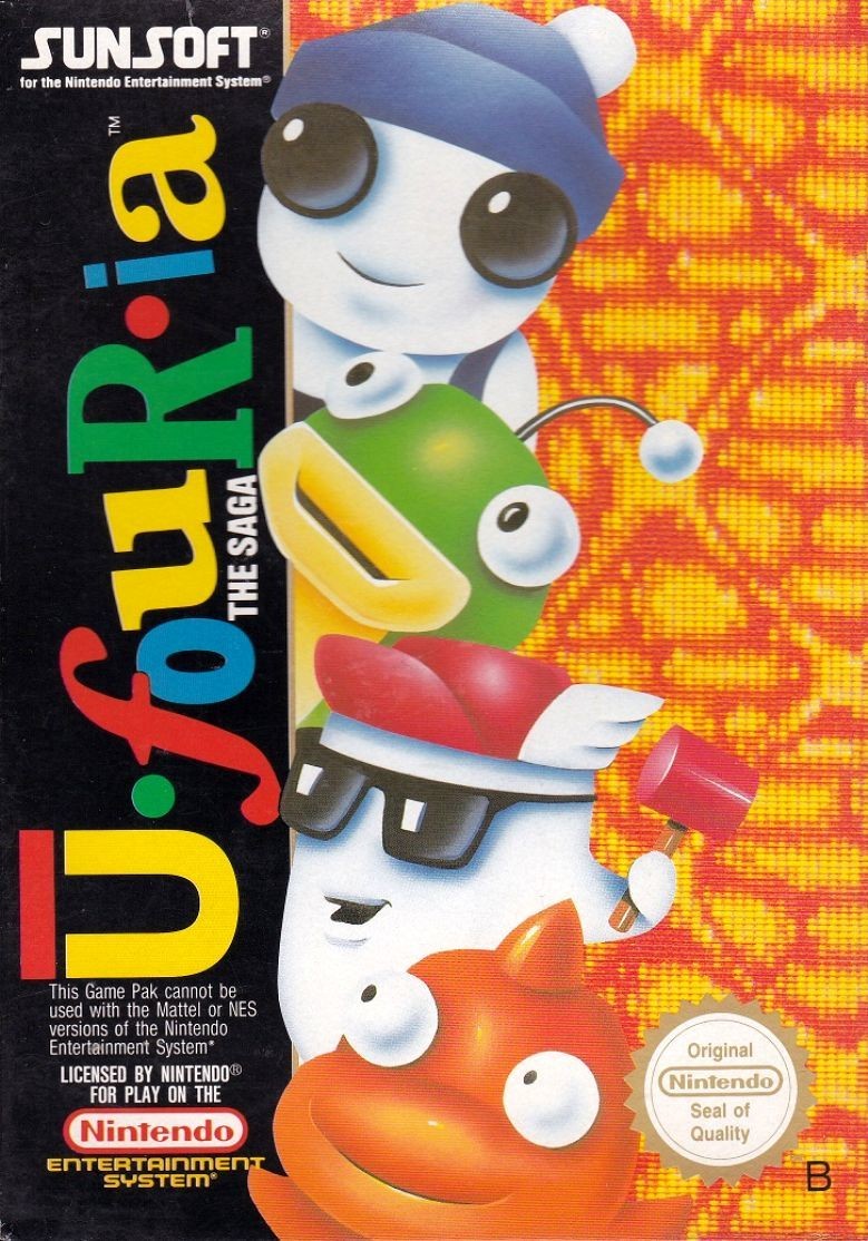 Portada oficial de Ufouria: The Saga  NES
