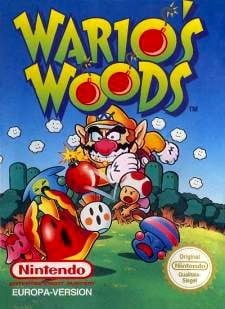 Portada oficial de Wario's Woods  NES