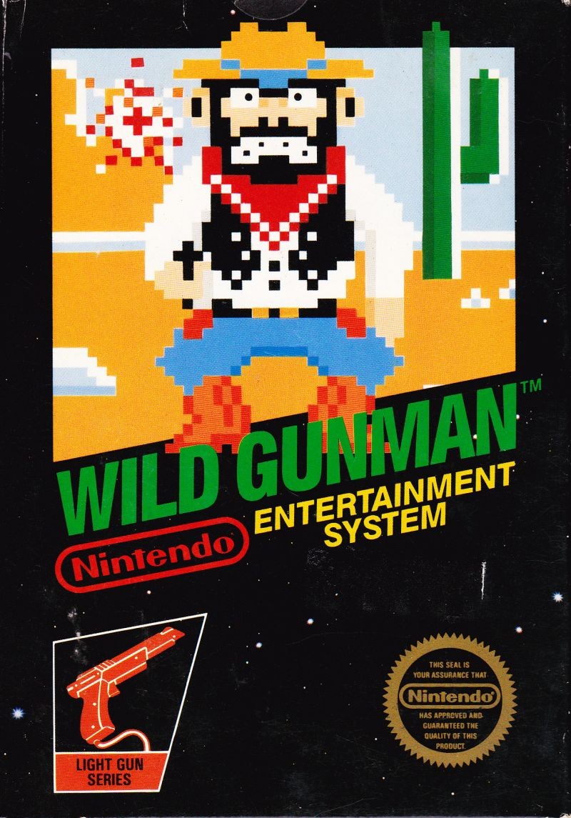 Portada oficial de Wild Gunman  NES