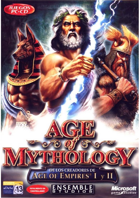 Portada oficial de Age of Mythology PC