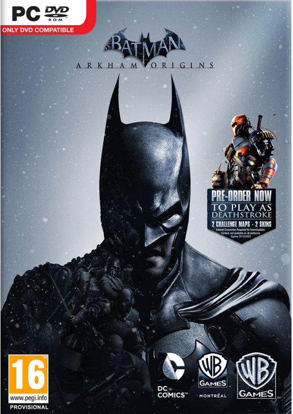 Portada oficial de Batman Arkham Origins PC