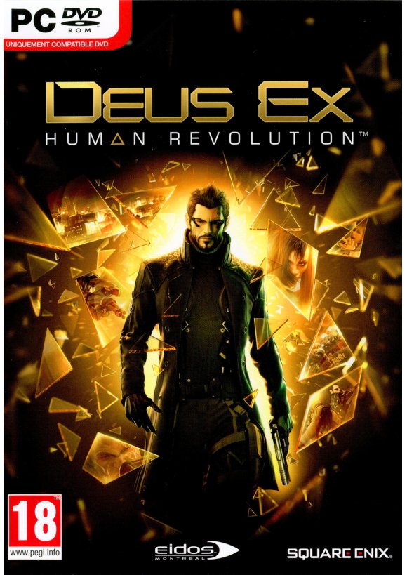 Portada oficial de Deus Ex Human Revolution PC