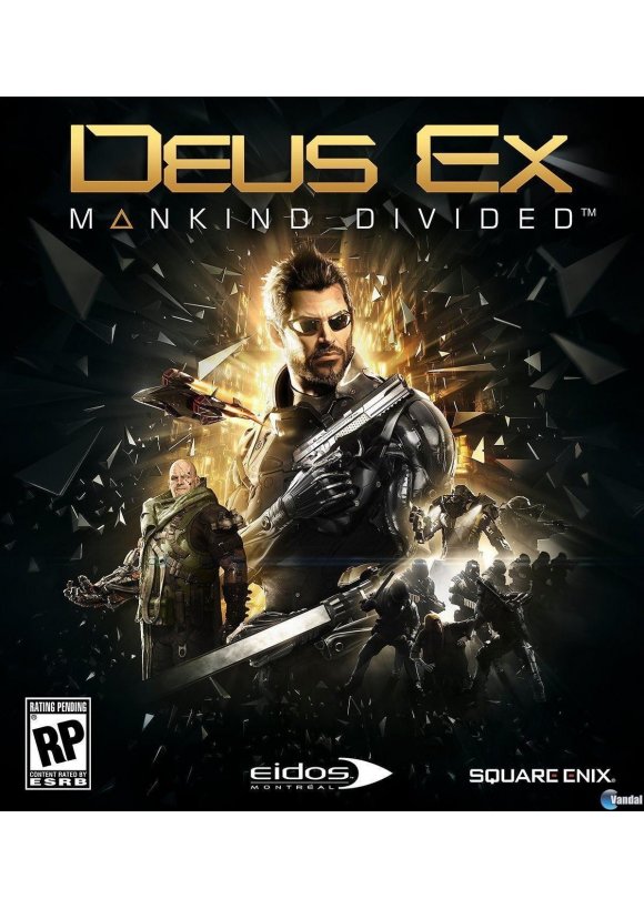Portada oficial de Deus Ex Mankind Divided PC
