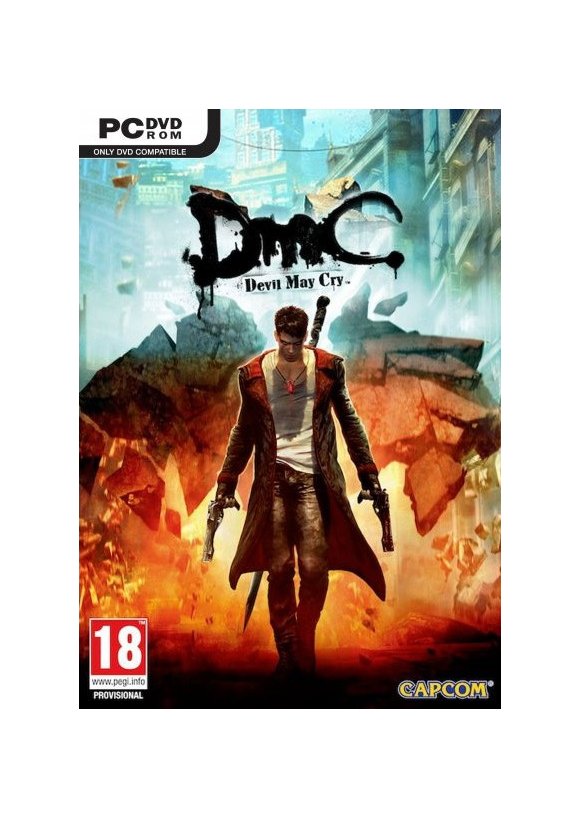 Portada oficial de DmC Devil May Cry PC