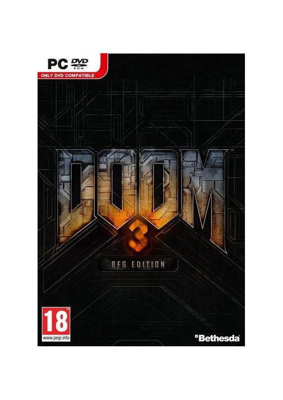 Portada oficial de Doom 3 BFG Edition PC