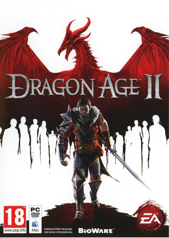 Portada oficial de Dragon Age II PC