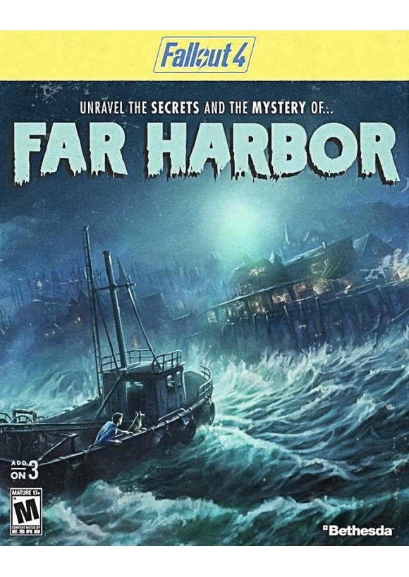 Portada oficial de Fallout 4 Far Harbor PC