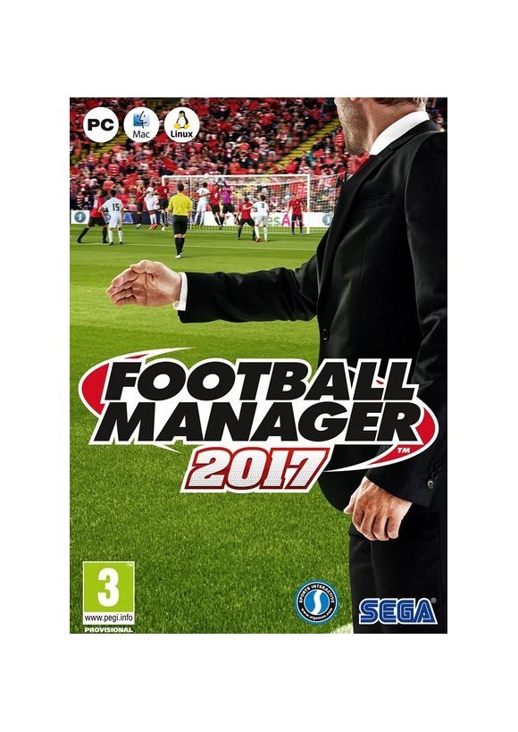 Portada oficial de Football Manager 2017 PC