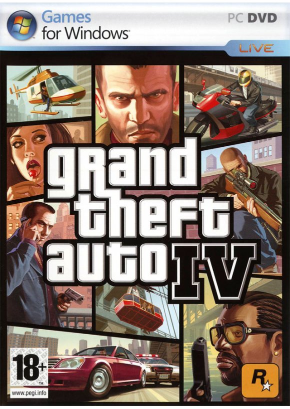 Portada oficial de Grand Theft Auto IV PC