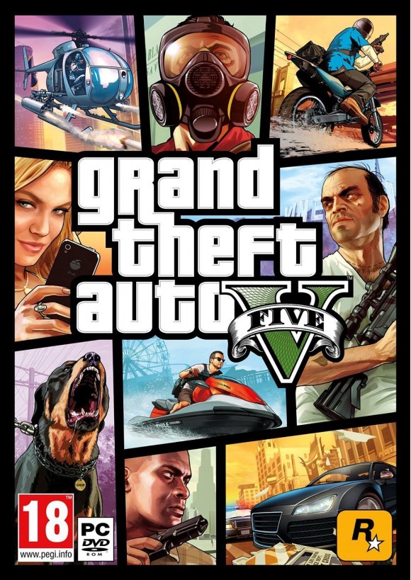 Portada oficial de Grand Theft Auto V PC