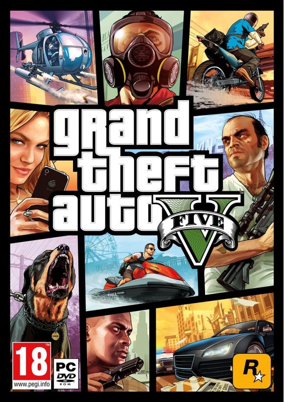 Portada oficial de GTA V PC