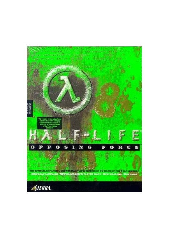 Portada oficial de Half-Life Opposing Force PC