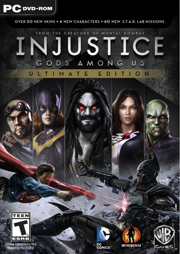 Portada oficial de Injustice Gods Among Us Ultimate Edition PC