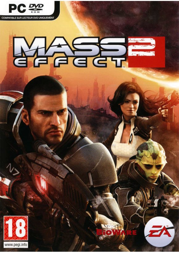 Portada oficial de Mass Effect 2 PC