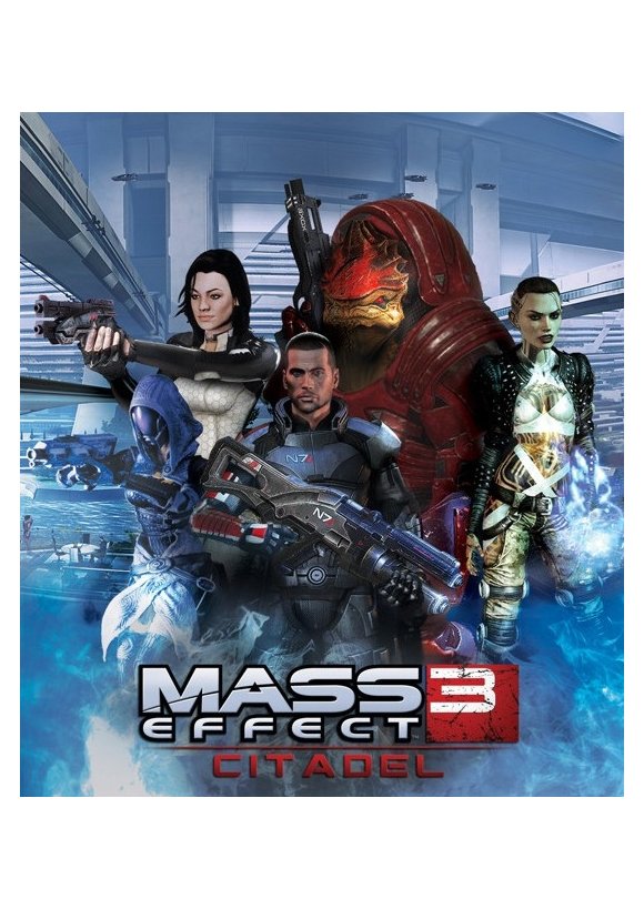 Portada oficial de Mass Effect 3 Ciudadela PC