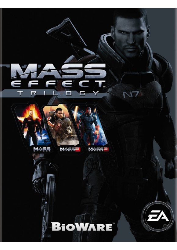 Portada oficial de Mass Effect Trilogy PC