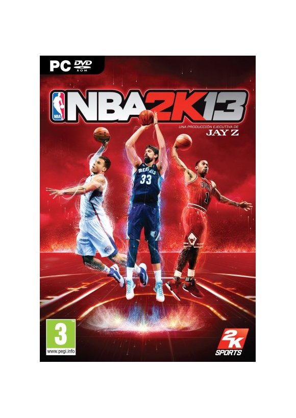 Portada oficial de NBA 2K13 PC