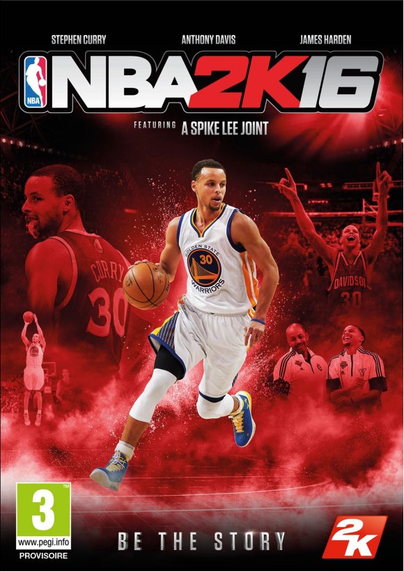 Portada oficial de NBA 2K16 PC