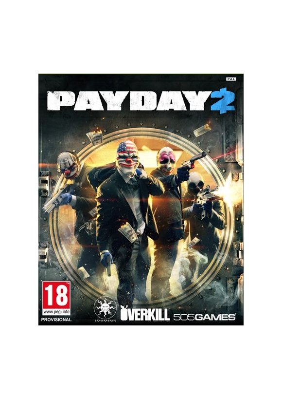 Portada oficial de PayDay 2 PC