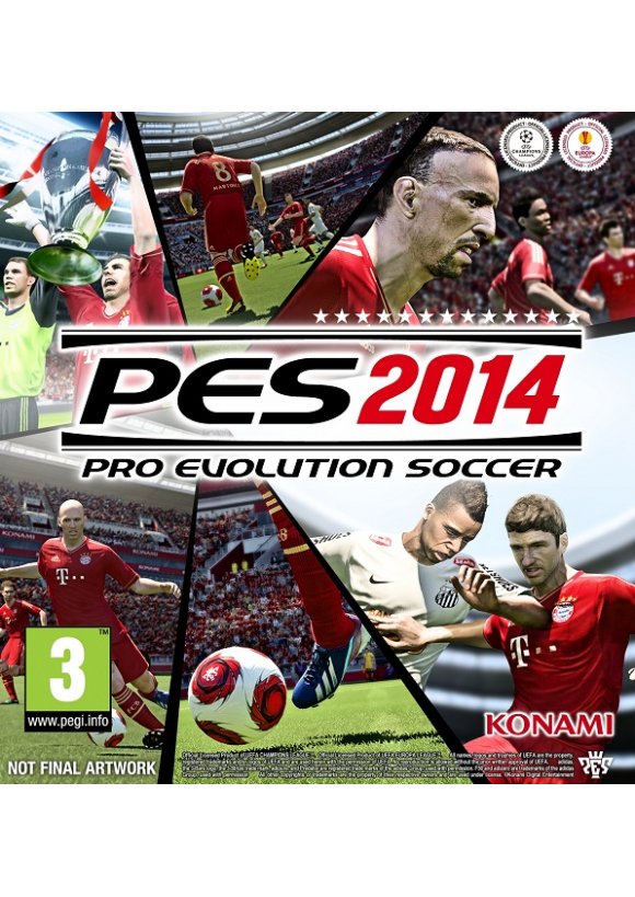 Portada oficial de Pro Evolution Soccer 2014 PC