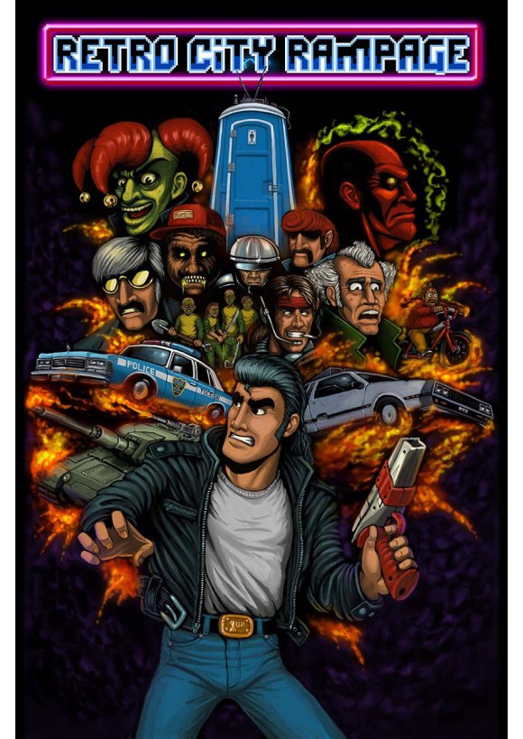 Portada oficial de Retro City Rampage PC