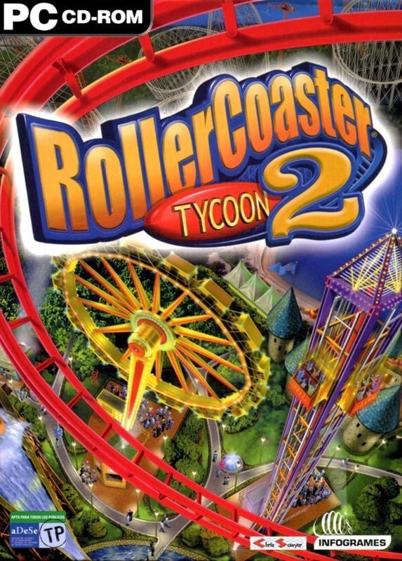 Portada oficial de RollerCoaster Tycoon 2  PC