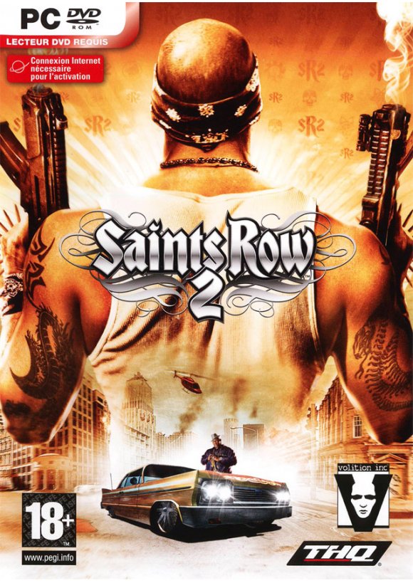 Portada oficial de Saints Row 2 PC