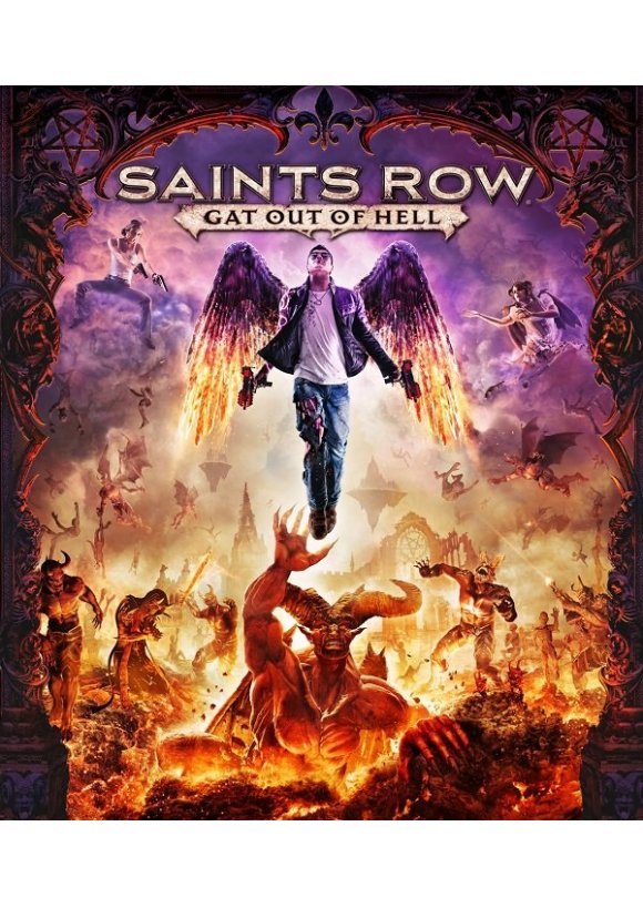 Portada oficial de Saints Row Gat Out of Hell PC
