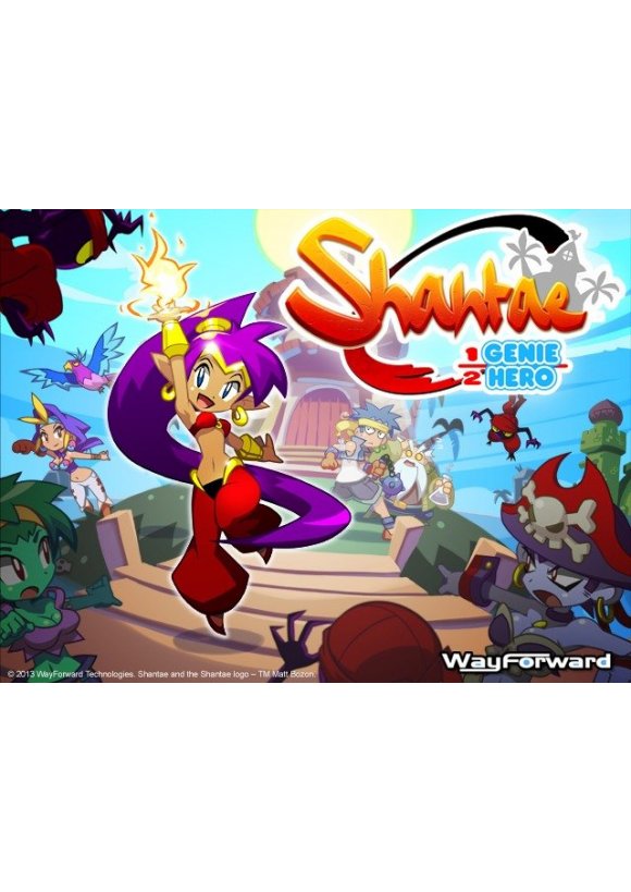 Portada oficial de Shantae Half-Genie Hero PC