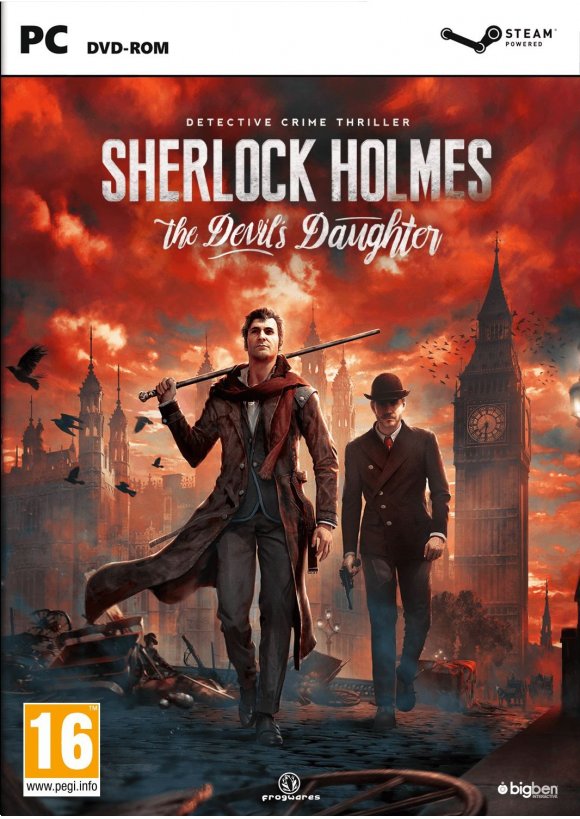 Portada oficial de Sherlock Holmes The Devil's Daugther PC