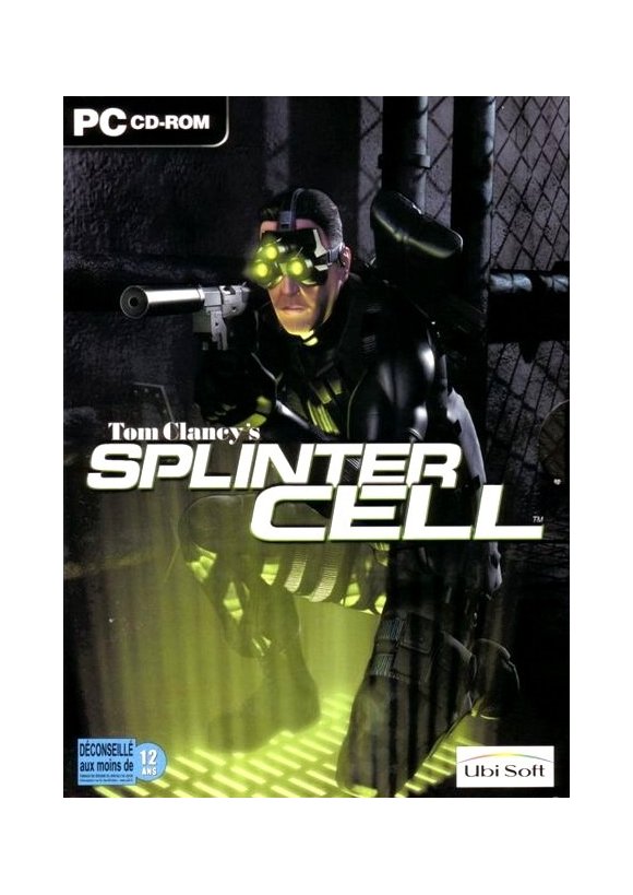Portada oficial de Splinter Cell PC