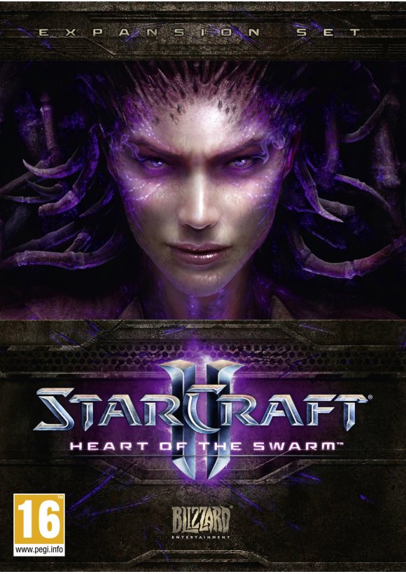 Portada oficial de StarCraft II Heart of the Swarm PC