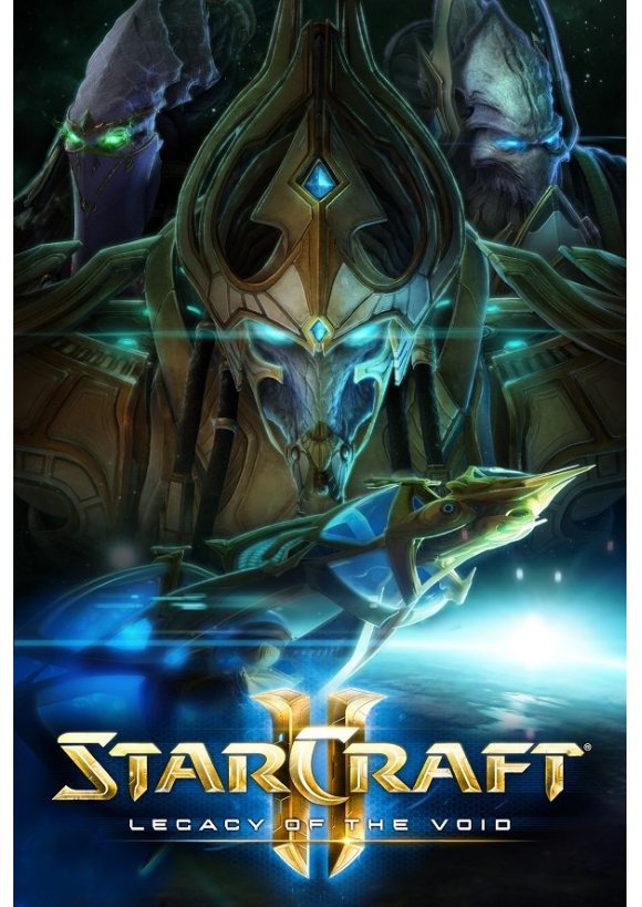 Portada oficial de StarCraft II Legacy of the Void PC