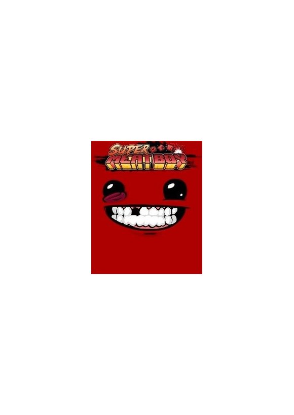 Portada oficial de Super Meat Boy PC