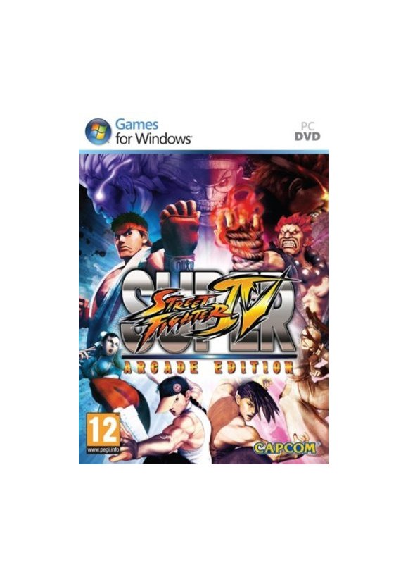 Portada oficial de Super Street Fighter IV Arcade Edition PC