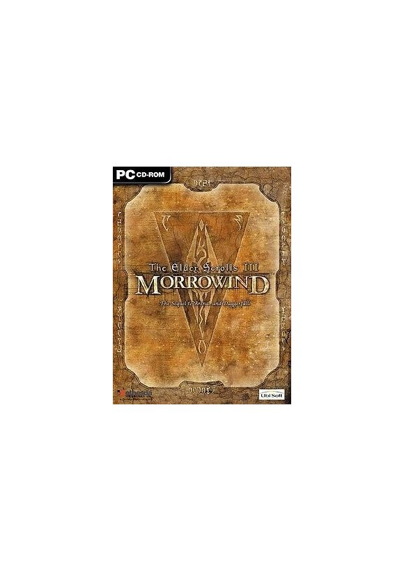 Portada oficial de The Elder Scrolls III Morrowind PC