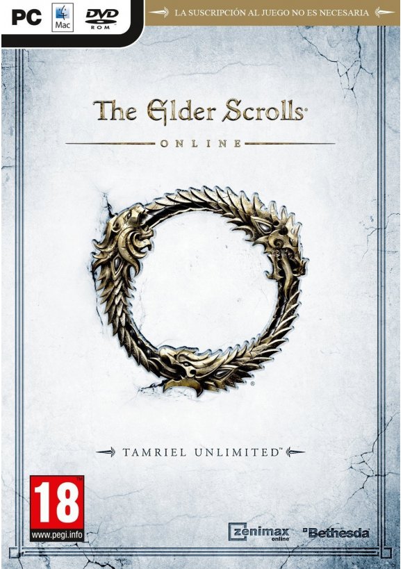 Portada oficial de The Elder Scrolls Online Tamriel Unlimited PC