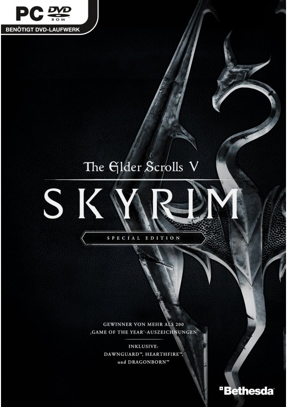 Portada oficial de The Elder Scrolls V: Skyrim Special Edition PC