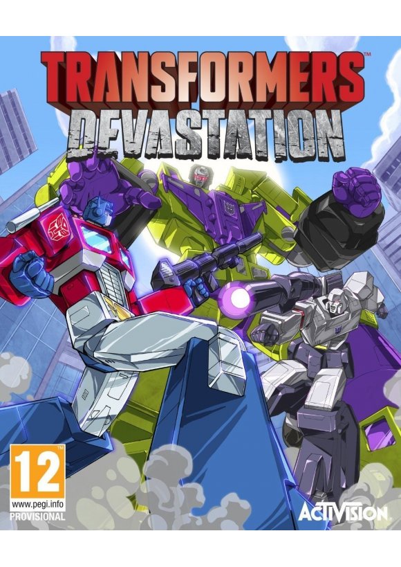 Portada oficial de Transformers Devastation PC