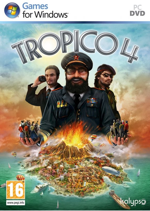 Portada oficial de Tropico 4 PC