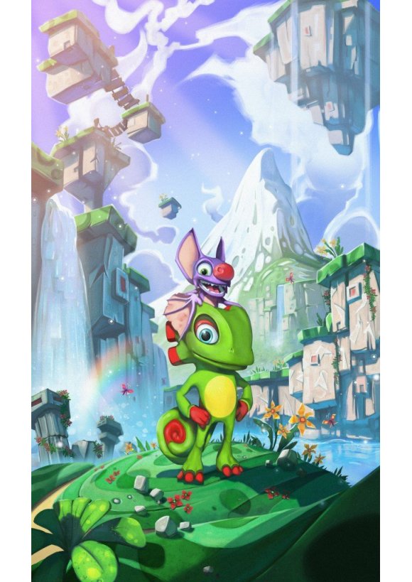 Portada oficial de Yooka-Laylee PC
