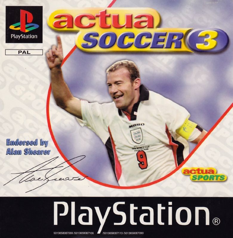 Portada oficial de Actua Soccer 3  PS1