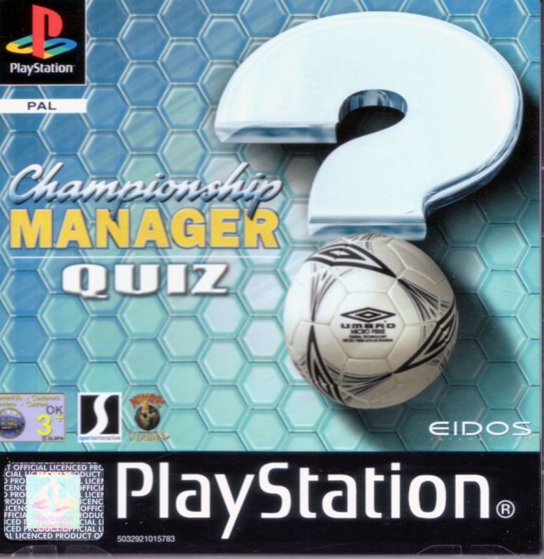 Portada oficial de Championship Manager Quiz  PS1