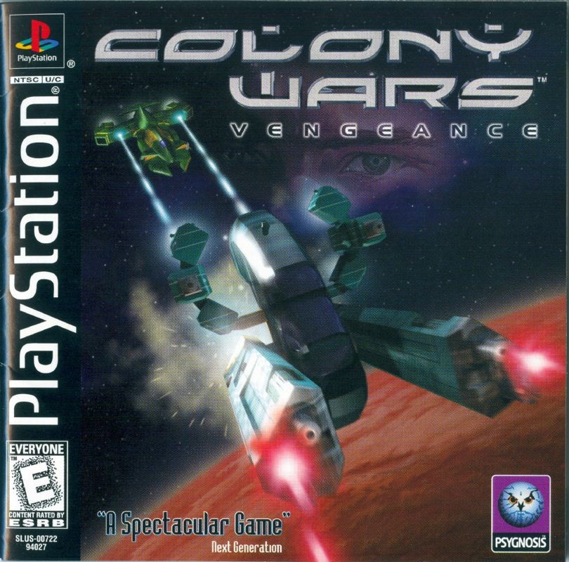 Portada oficial de Colony Wars: Vengeance  PS1
