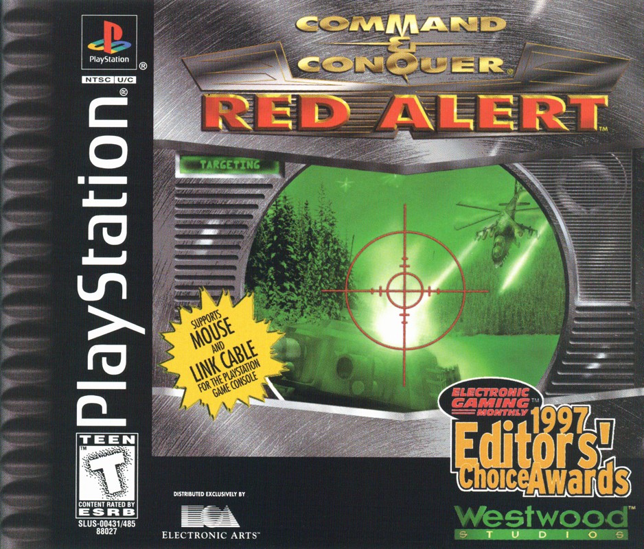 Portada oficial de Command & Conquer: Red Alert  PS1