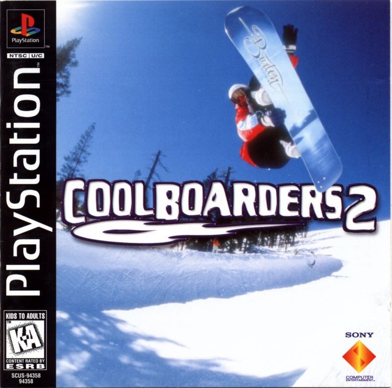 Portada oficial de Cool Boarders 2  PS1