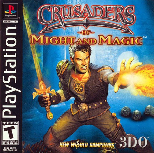 Portada oficial de Crusaders of Might and Magic  PS1