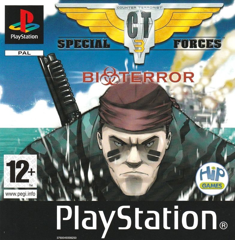 Portada oficial de CT Special Forces 3: Bioterror  PS1